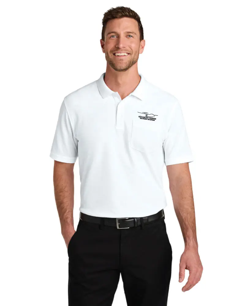 Port Authority Wearever Signature Pique Pocket Polo